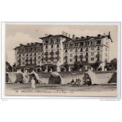 Tarjeta postal hendaye hotel eskualduna
