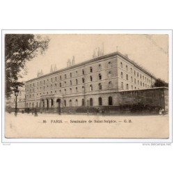Tarjeta postal paris seminarie de saintsulpice