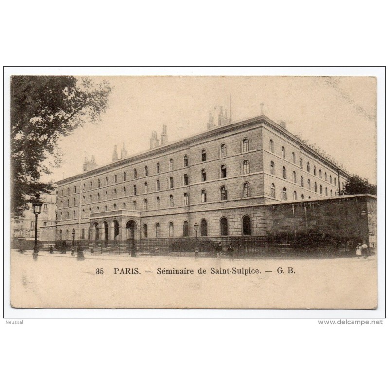Tarjeta postal paris seminarie de saintsulpice Tarjeta postal paris seminarie de saintsulpice