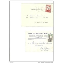 2 tarjetas  postales  diferentes