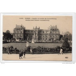 Tarjeta postal paris  jardin et palais du luxembourg