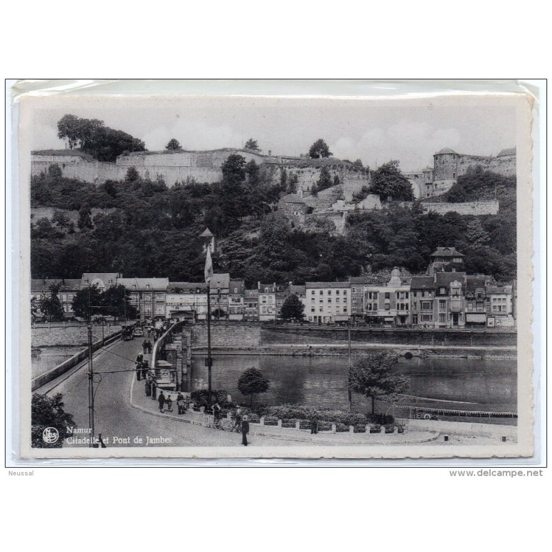 Tarjeta postal namur citadella et pont de jambes Tarjeta postal namur citadella et pont de jambes