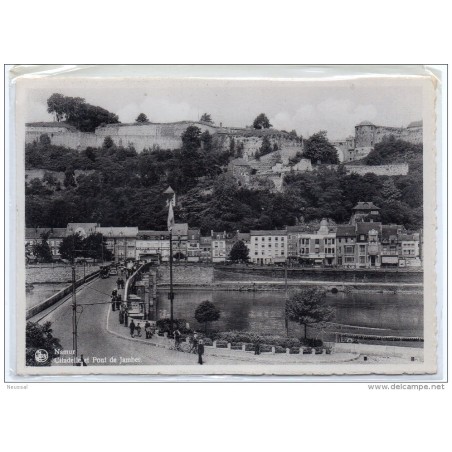 Tarjeta postal namur citadella et pont de jambes