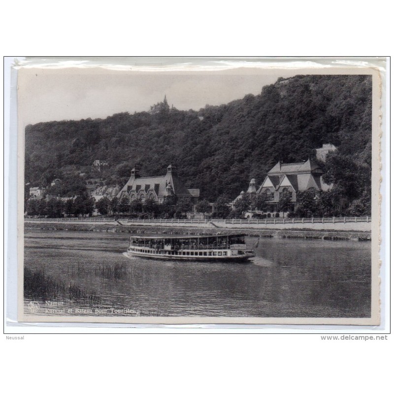 Tarjeta postal namur kursaal et bateau pour touristes Tarjeta postal namur kursaal et bateau pour touristes