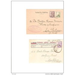 2 tarjetas  postales  ciudad real