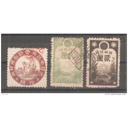 3 sellos japon sin clasificar