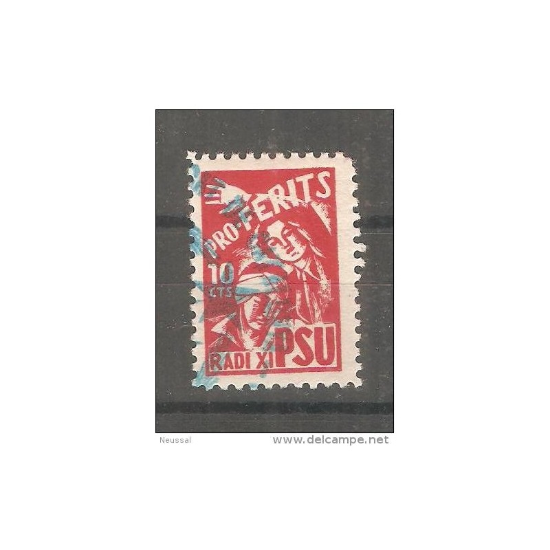 Sello de guerra civil pro ferits 10cts Sello de guerra civil pro ferits 10cts