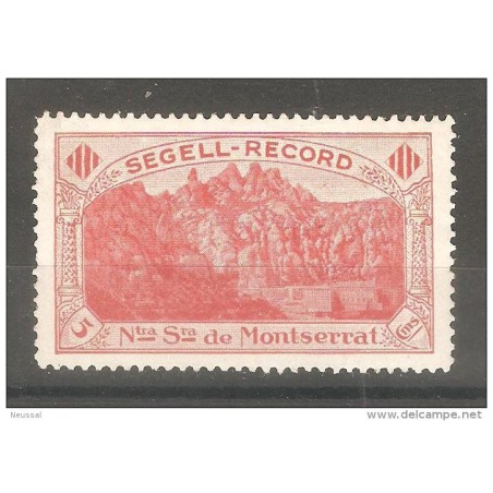 Viñeta segell record de montserrat