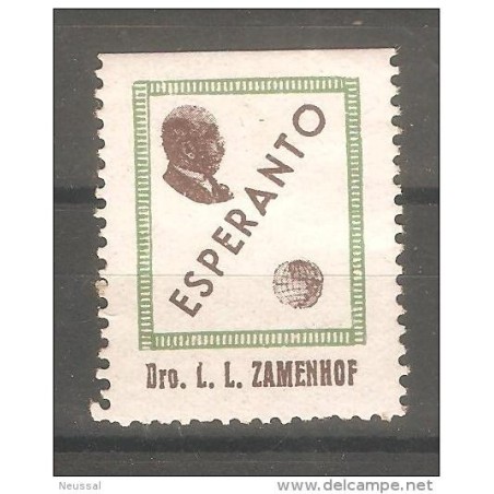Viñeta de congreso de Esperanto  Dro LL Zamenhof