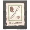 Viñeta de congreso de Esperanto  Dro LL Zamenhof