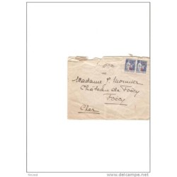 Carta algo rota de francia 1941