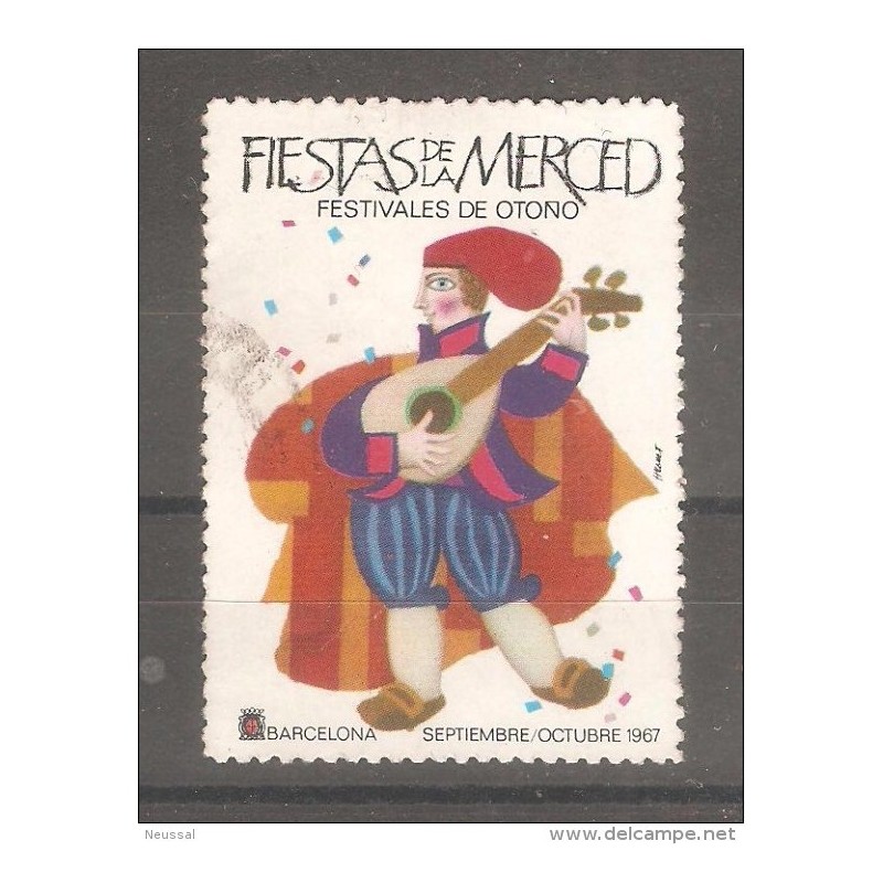 Viñeta fiestas de la merced 1967 Viñeta fiestas de la merced 1967