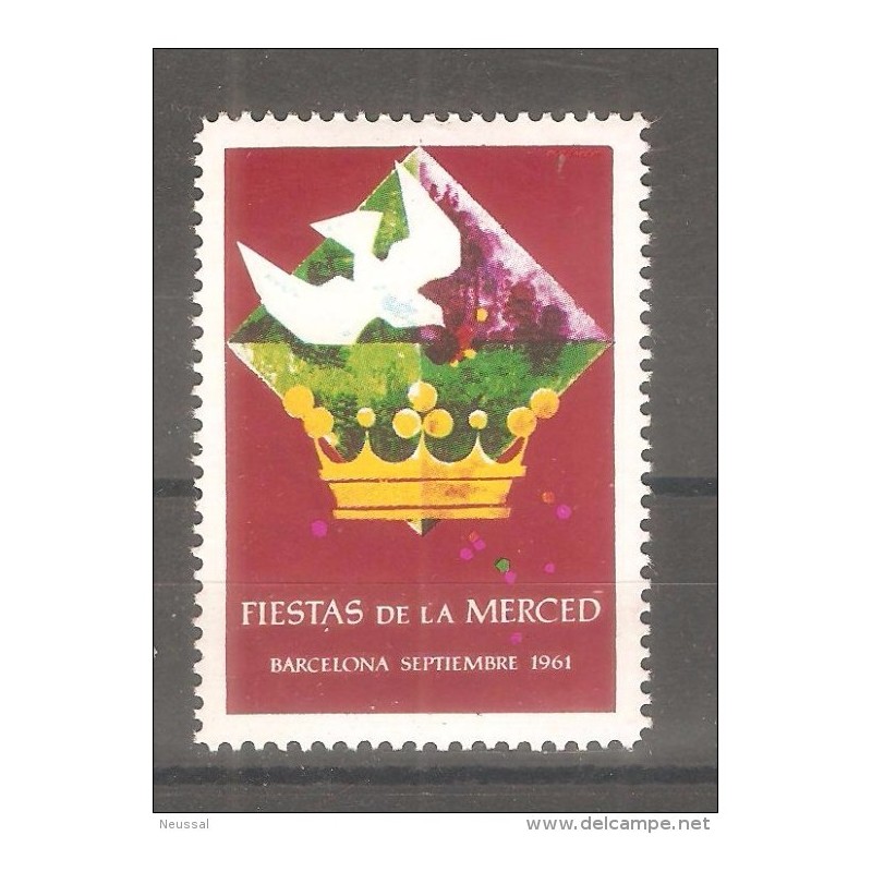 Viñeta fiestas de la merced 1961 Viñeta fiestas de la merced 1961