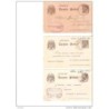 3 tarjetas postales de cervantes