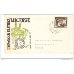 Carta con matasello de lugo 1962