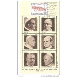 Tarjeta postal de  papas vaticano