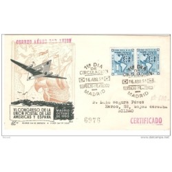 Carta con sello n 1091  primer dia circulado