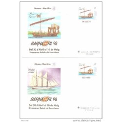 4 sobres entero postal n 45 con diferentes dibujos