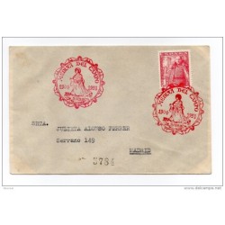 Carta  con matasello Rojo medina del campo