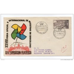 Carta  con matasello feria internacional de muestras