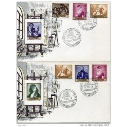 2 cartas con cuño 1964