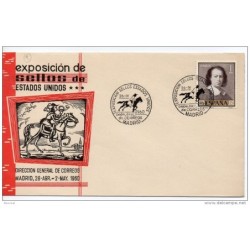 Carta con matasello estados unidos de 1960