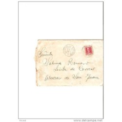 Carta con cuño de villareal de 1935
