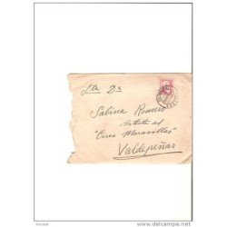 Carta con cuño de cullera 1935