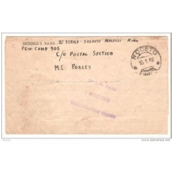 Carta prisionero de guerra de 1945