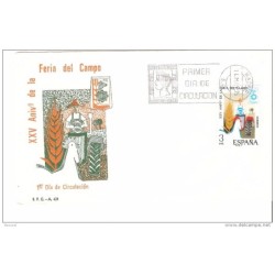 Carta  de primer dia de 1975 feria del campo