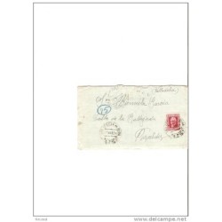 Carta con cuño de palencia de 1934