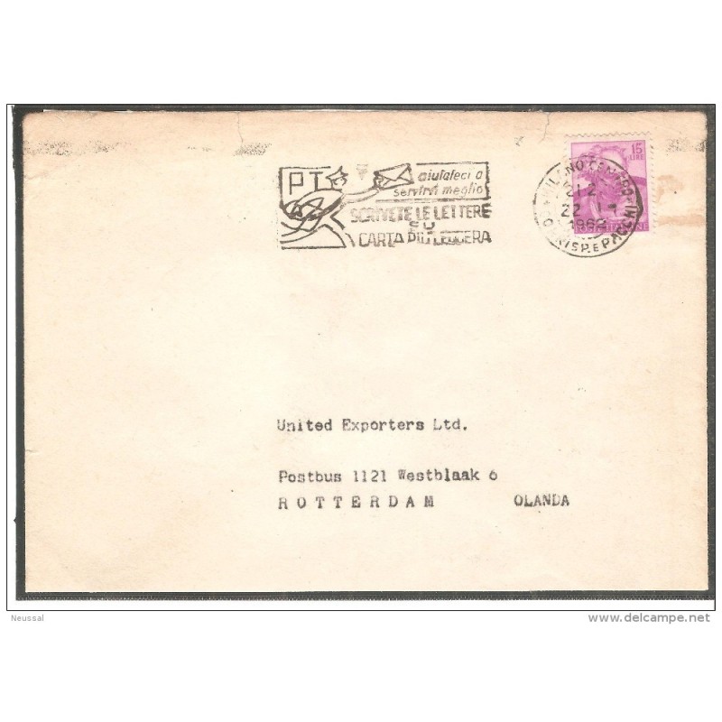 Carta de italia de 1962 Carta de italia de 1962