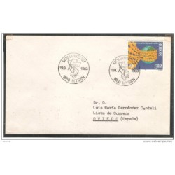 Carta con matasello 1983