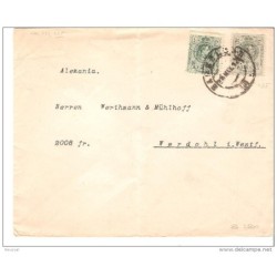 Carta con matasello de barcelona