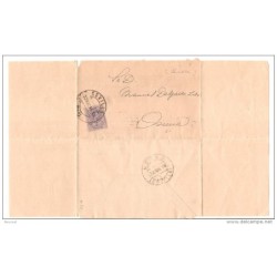 Carta con matasello sevilla 1916