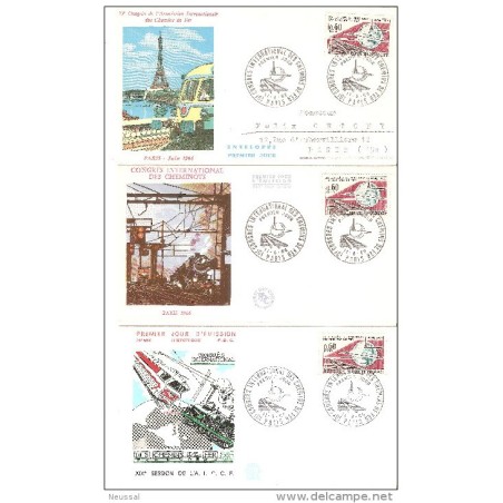 3 carta de   1968 tematica tren