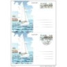 2 tarjetas postales de aland nueva y usada