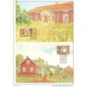 2 tarjetas postales de aland 1998