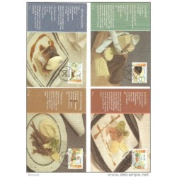 Serie de 4 tarjetas postales de aland 2002