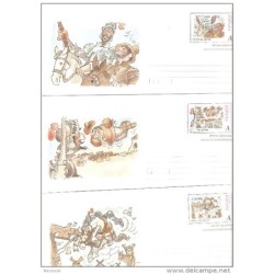 20 sobres diferentes  de escena de quijote  nuevos