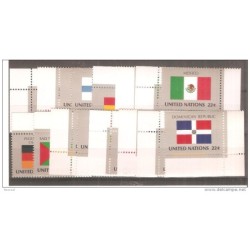 Serie n 44055 Banderas naciones unidas