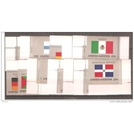 Serie n 44055 Banderas naciones unidas