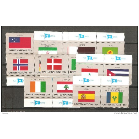 Serie n 52136 Banderas naciones unidas