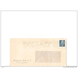 Carta con cuño copa latina de judo