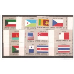 Serie n 34156  Banderas naciones unidas