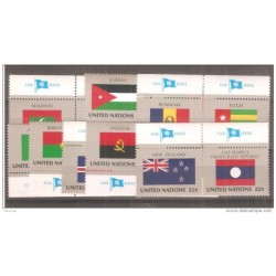Serie n 46782 Banderas naciones unidas