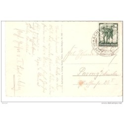 Tarjeta con matasellos de alemania
