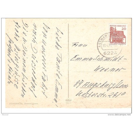 Tarjeta de alemania de 1969