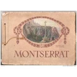 Libro  historico de montserrat escrito en 6 idiomas 130 pag impresor oliva de vilanova barcelona