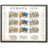 Hojita commemorativa de Europa 1978 sin dentar muestra